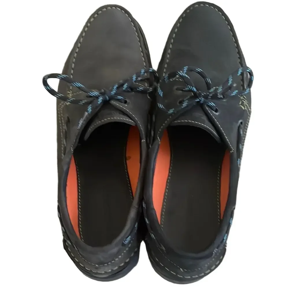 Men's Black Boat Shoes Size 11